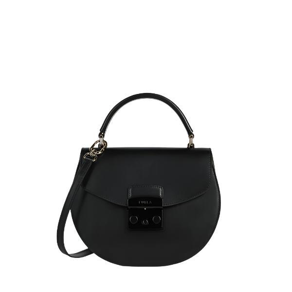 Furla Metropolis Top Handle Round - Nero/Black - AUSOUTLET.com.au