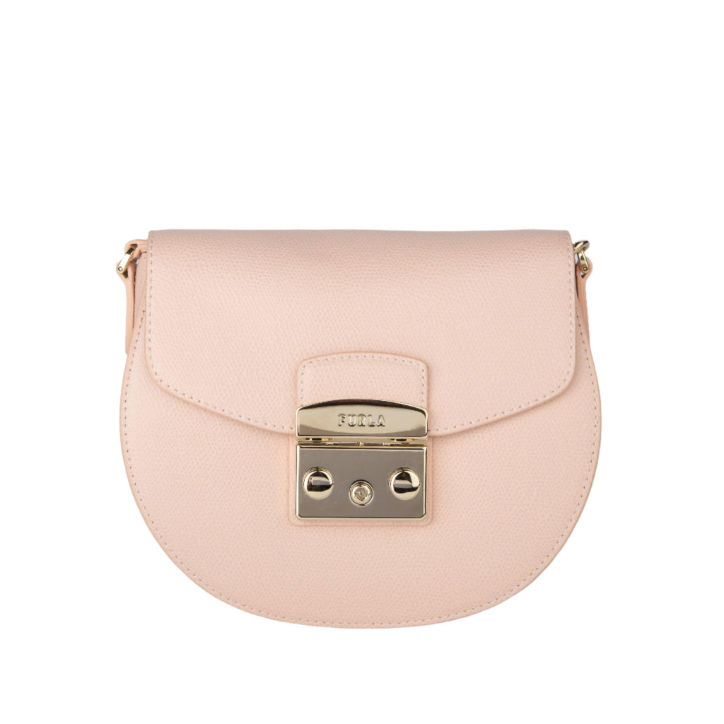 Furla Metropolis Mini Crossbody Round - Candy Rose - AUSOUTLET.com.au