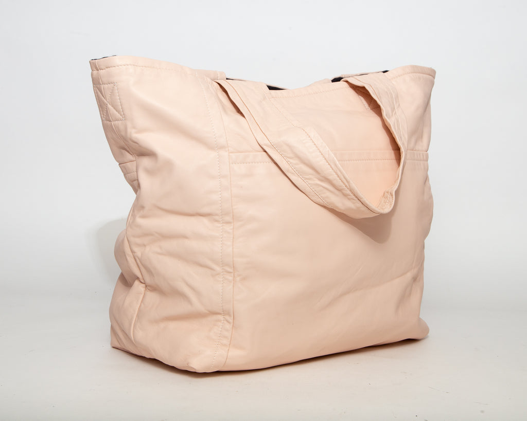 VICTORIA BECKHAM Oversized Leather Tote - Light Pink
