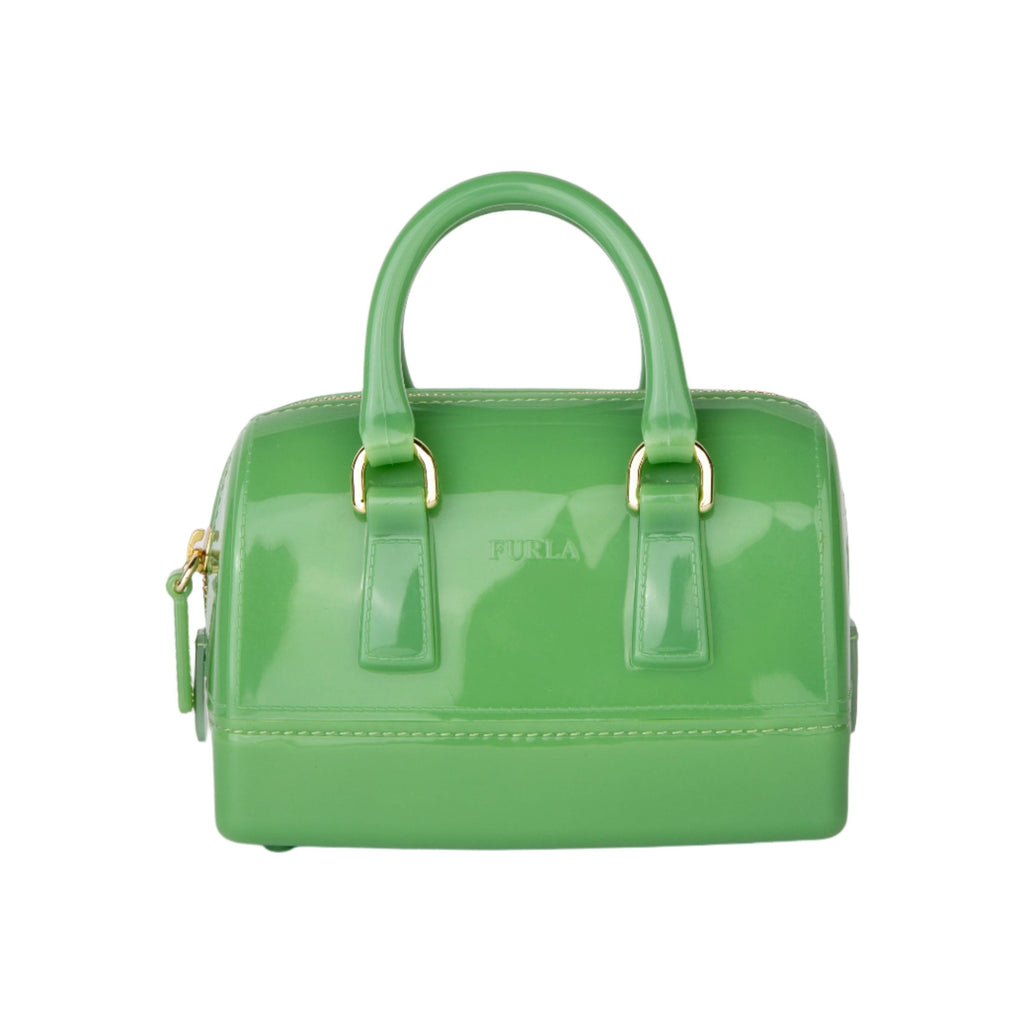 Furla Candy Mini Bag - Gomma, Metallo - Grass Green - AUSOUTLET.com.au