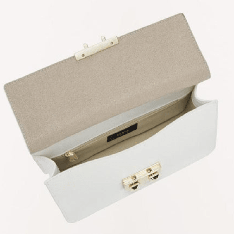 Furla Bella Small Crossover Bag - Talco White - AUSOUTLET.com.au