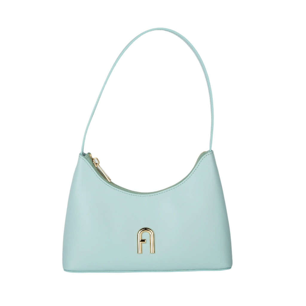 Furla Diamante Mini Shoulder Bag - Vitello Roma - Uni Minty - AUSOUTLET.com.au