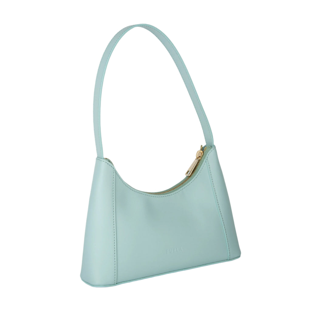 Furla Diamante Mini Shoulder Bag - Vitello Roma - Uni Minty - AUSOUTLET.com.au