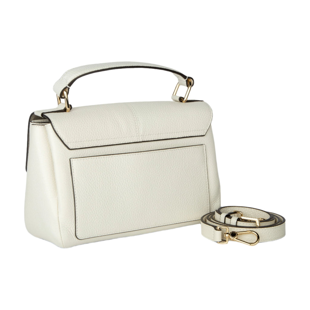 Furla Dafne S Top Handle Bag - Vitello Keria Uni Talco - Beige - AUSOUTLET.com.au