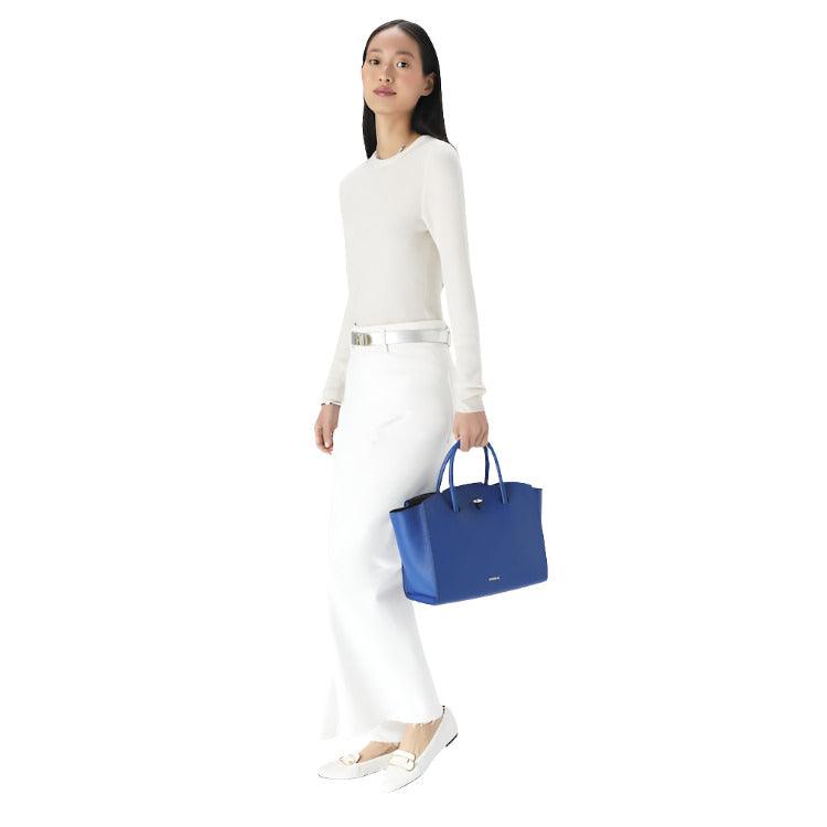 Furla Genesi Medium Tote - Blue - AUSOUTLET.com.au