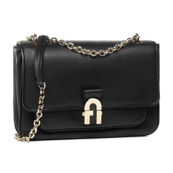 Furla Cosy Small Shoulder Bag - Nero - AUSOUTLET.com.au