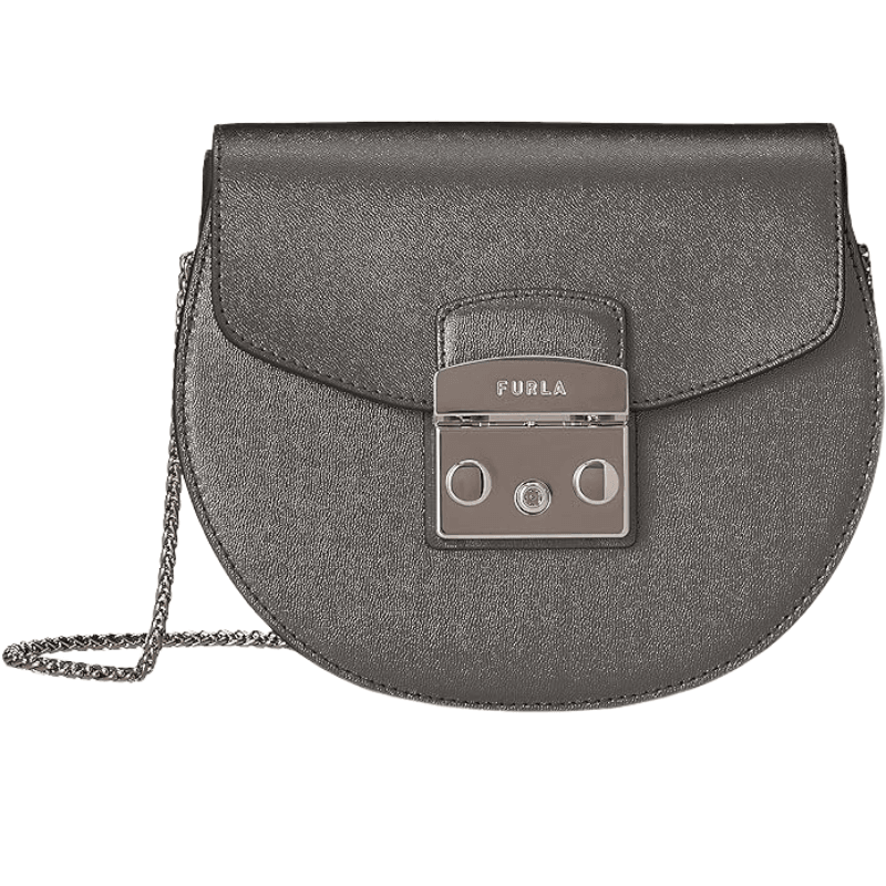 Furla Metropolis Mini Crossbody Round - Color Rutenio - AUSOUTLET.com.au