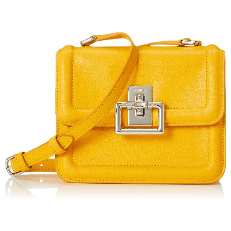 Furla Villa Mini Leather Crossbody Bag - Polline Yellow – AUSOUTLET.com.au