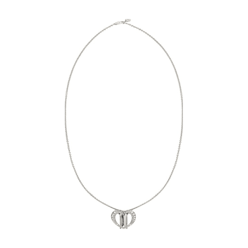 Furla 1927 Heart Necklace - Silver - AUSOUTLET.com.au