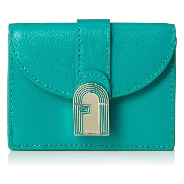 Furla 1927 Opera Small Compact Tri-fold Wallet - Smeraldo - AUSOUTLET.com.au