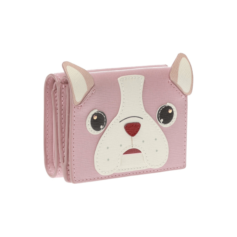 Furla Allegra Small Tri-Fold Bulldog Purse - Toni Rosa Antico - AUSOUTLET.com.au