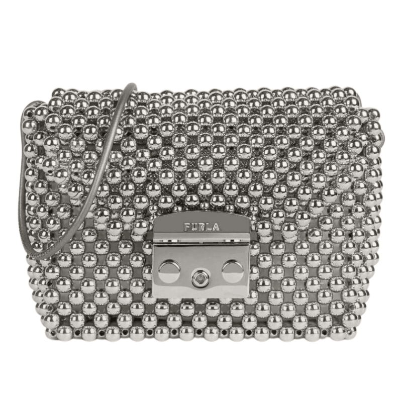 Furla Metropolis Mini Crossbody - Acciaio - AUSOUTLET.com.au