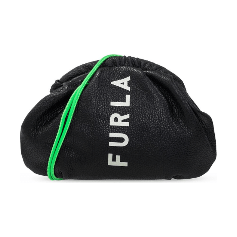 Furla Essential Small Clutch Bag - Nero Black Fluorescente - AUSOUTLET.com.au