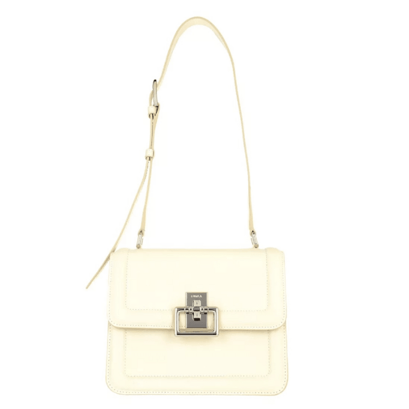 Furla Villa Small Crossbody Bag - White Cotton – AUSOUTLET.com.au