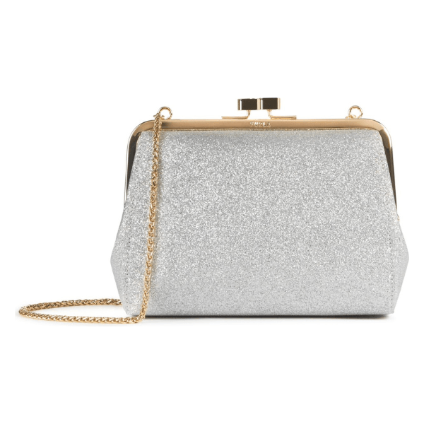 Furla Evening Mini Clutch Bag - Argento Silver - AUSOUTLET.com.au