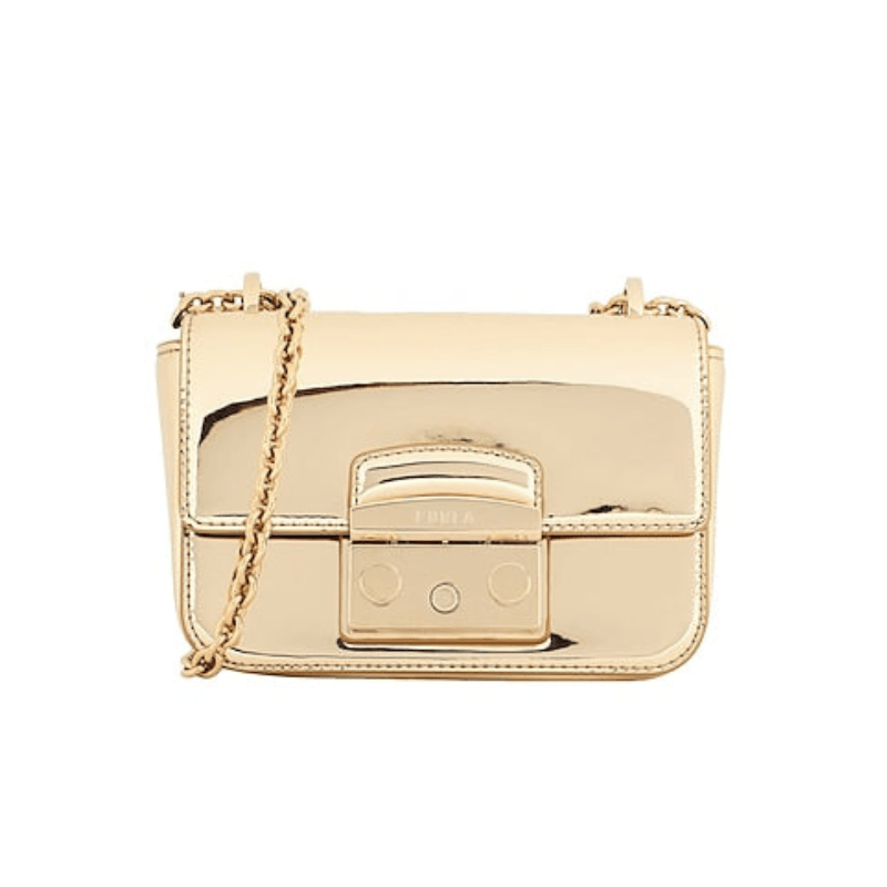 Furla Metropolis Mini Crossbody - Champagne - AUSOUTLET.com.au