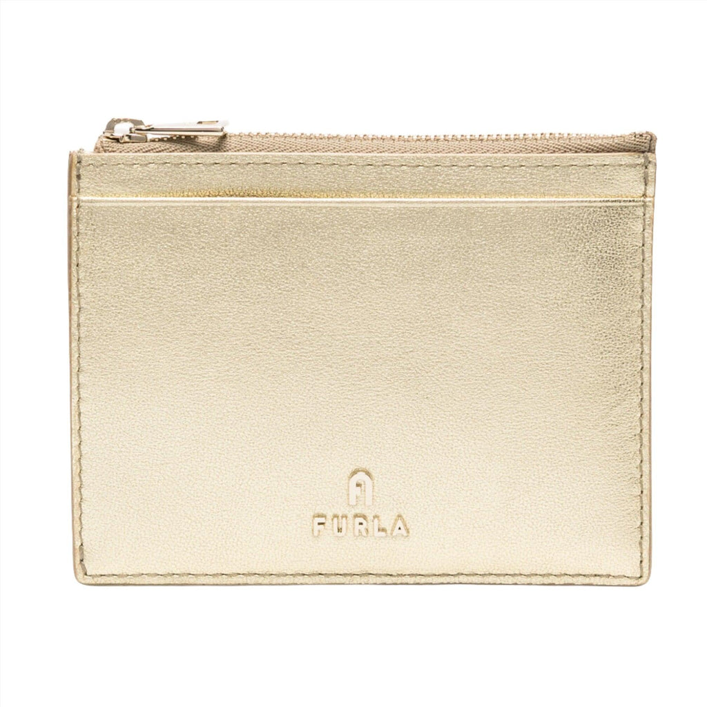 Furla Camelia Large Card Case - Gold - AUSOUTLET.com.au