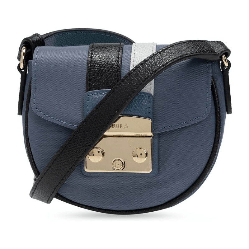 Furla Metropolis Micro Crossbody Bag - Blue Denim Nero - AUSOUTLET.com.au