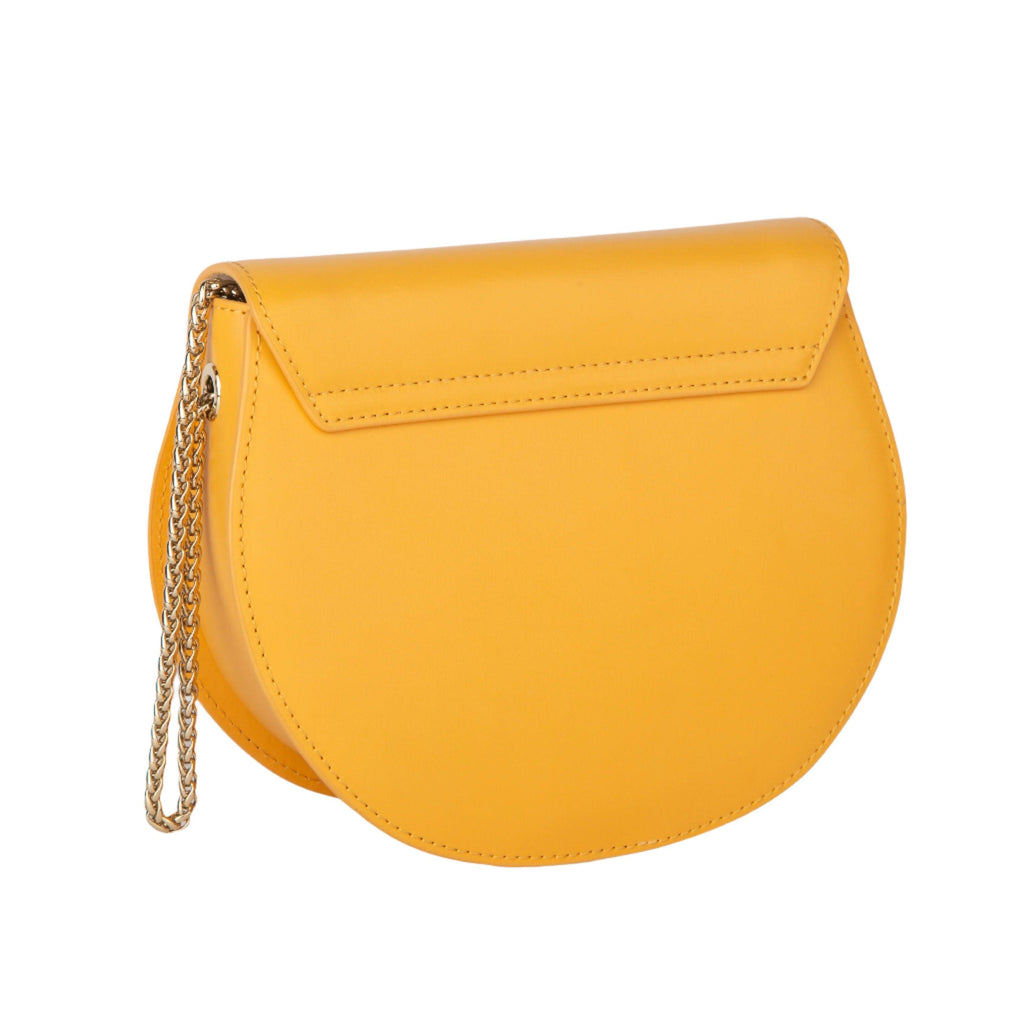 Furla Metropolis Mini Crossbody Round - Poline Yellow - AUSOUTLET.com.au