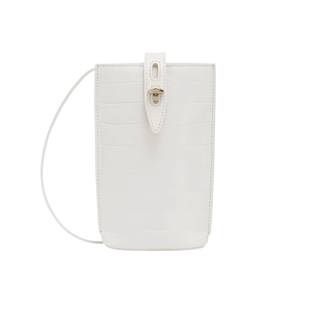 Furla Mini Unica Leather Crossbody Bag - Marshmallow - AUSOUTLET.com.au