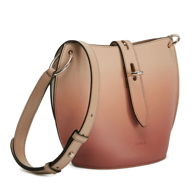 Furla Mini Unica Leather Crossbody Bag - Toni Cameo - AUSOUTLET.com.au