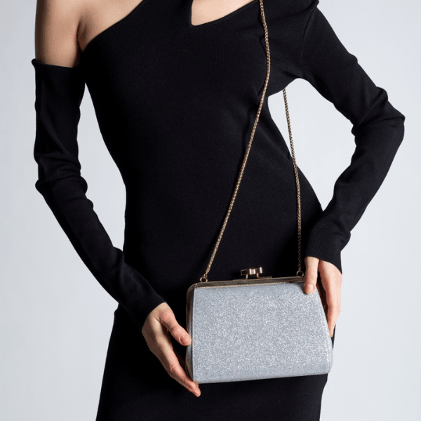 Furla Evening Mini Clutch Bag - Argento Silver - AUSOUTLET.com.au