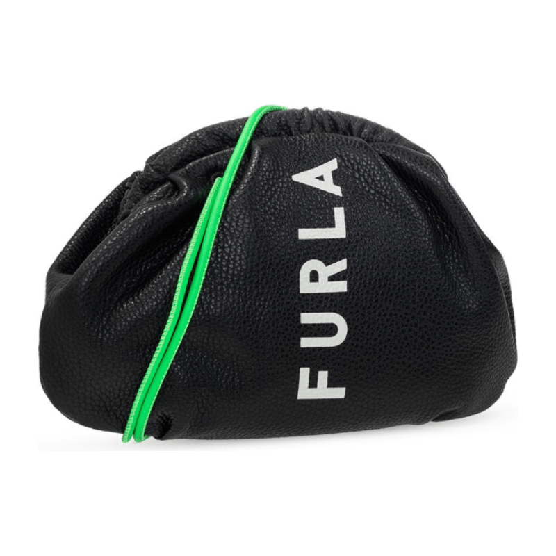 Furla Essential Small Clutch Bag - Nero Black Fluorescente - AUSOUTLET.com.au