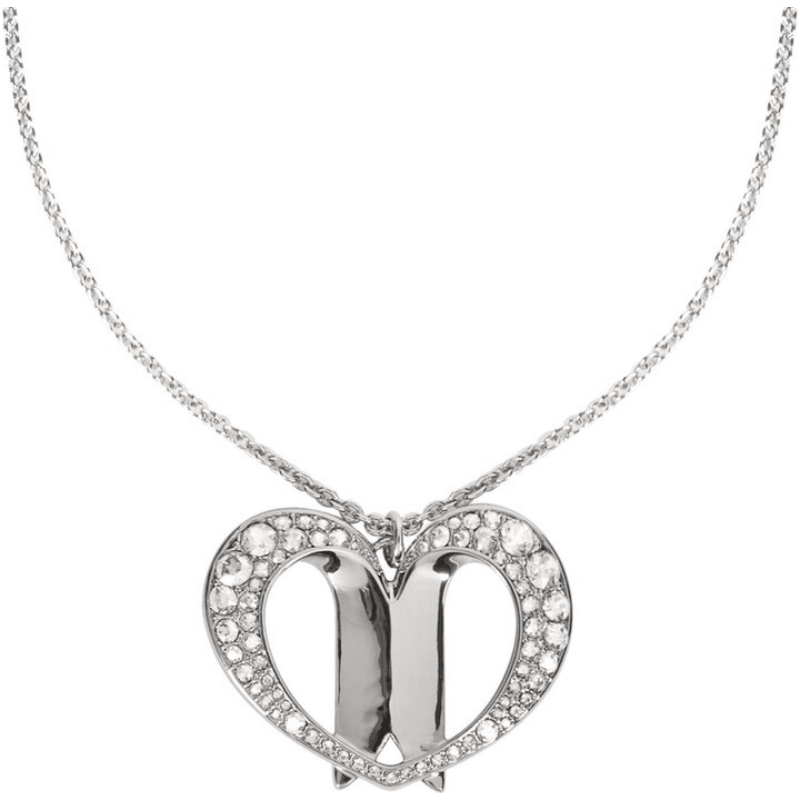 Furla 1927 Heart Necklace - Silver - AUSOUTLET.com.au