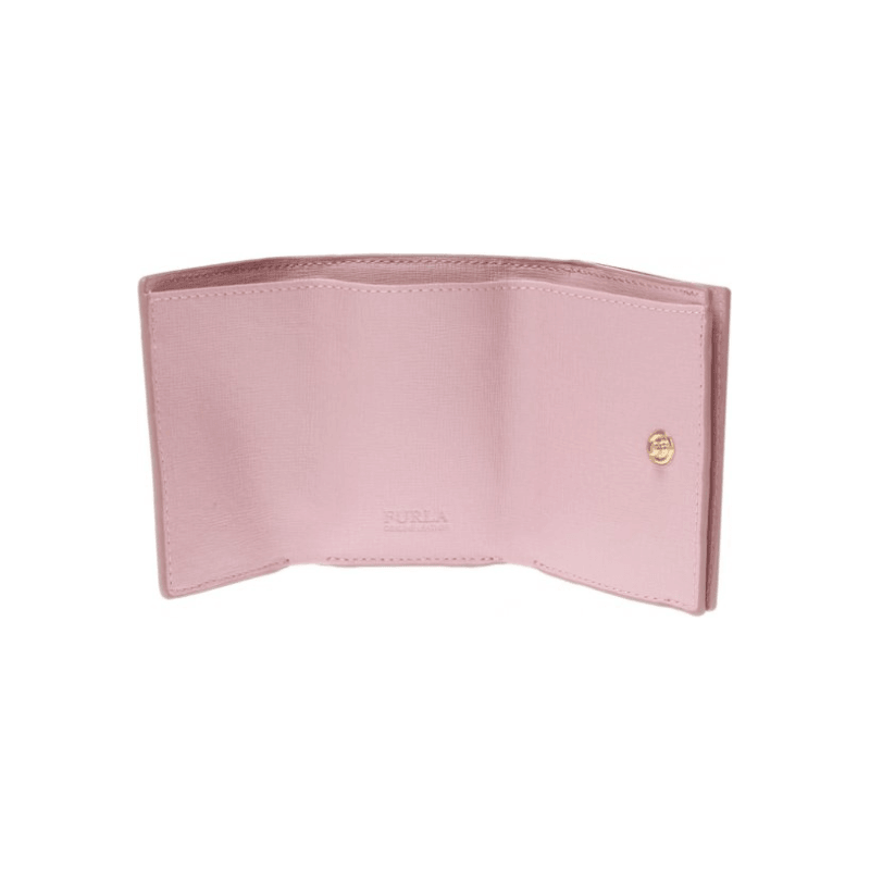 Furla Allegra Small Tri-Fold Bulldog Purse - Toni Rosa Antico - AUSOUTLET.com.au