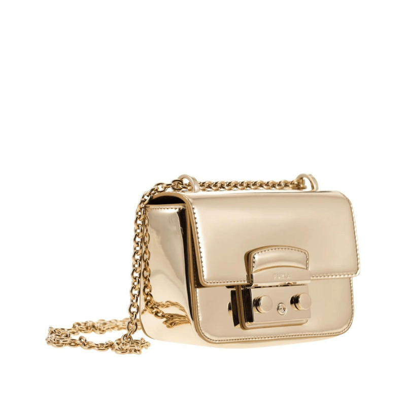 Furla Metropolis Mini Crossbody - Champagne - AUSOUTLET.com.au