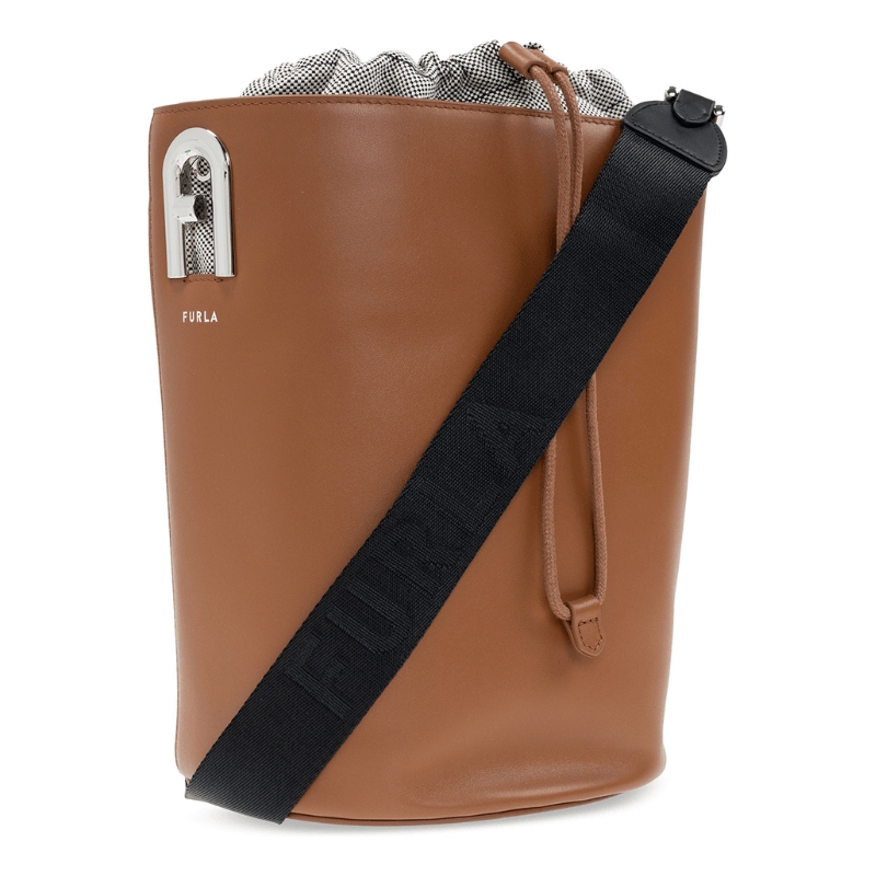 Furla Lipari Medium Bucket Bag - Cognac - AUSOUTLET.com.au