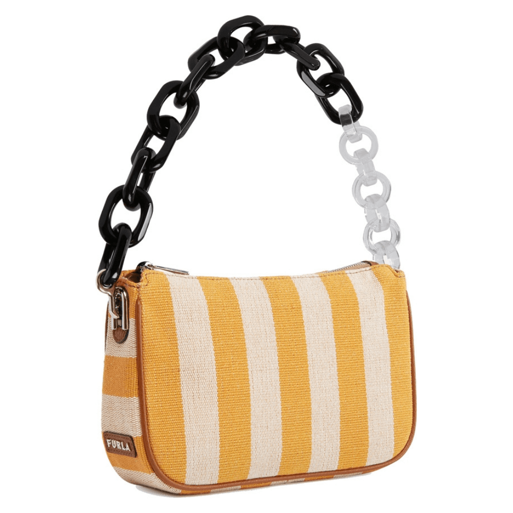 Furla 'Moon' Shoulder Bag - Burnt Yellow - AUSOUTLET.com.au