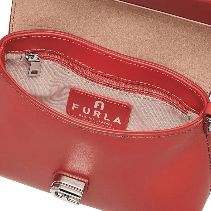 Furla 'Hello Kitty' Charlotte Small Shoulder Bag - Tangerine - AUSOUTLET.com.au