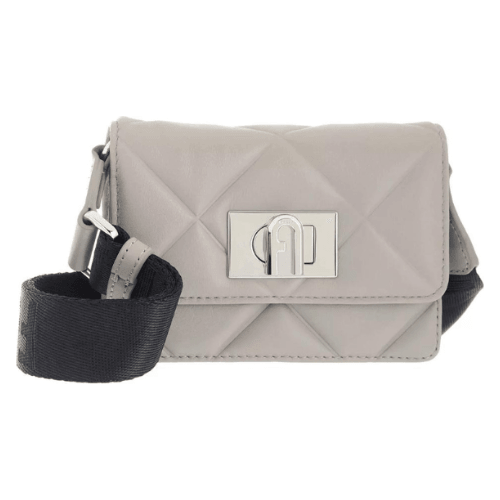 Furla 1927 Soft Micro Crossbody Bag - Marmo C Nero - AUSOUTLET.com.au