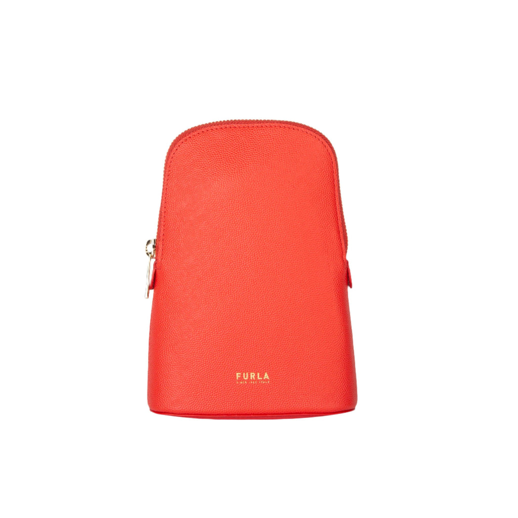 Furla Mini Vertical Crossbody Phone Holder Bag - Red - AUSOUTLET.com.au