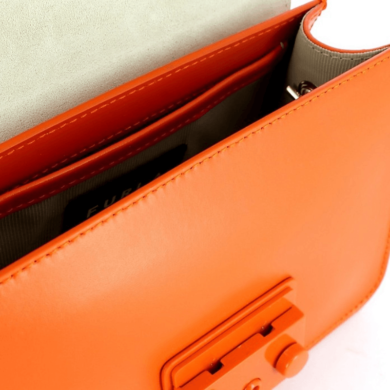 Furla Metropolis Mini Crossbody Bag - Orange - AUSOUTLET.com.au