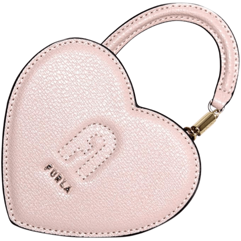 Furla Lovely Small Heart Coin Case - Bon Bon - AUSOUTLET.com.au