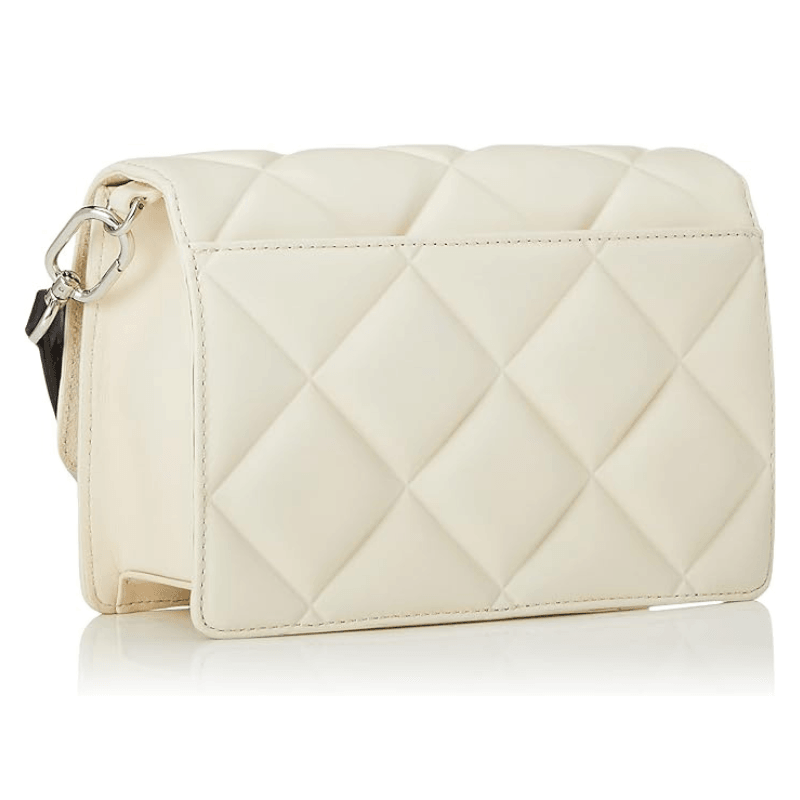 Furla 1927 Soft Mini Crossbody Bag - White Cotton Nero - AUSOUTLET.com.au