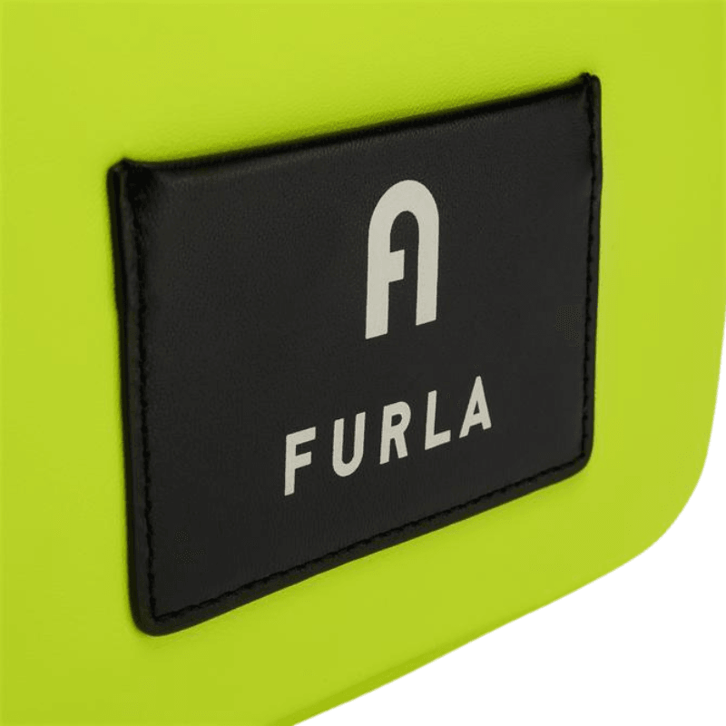 Furla Iris Mini Crossbody Bag - Giallo Fluorescente Nero - AUSOUTLET.com.au