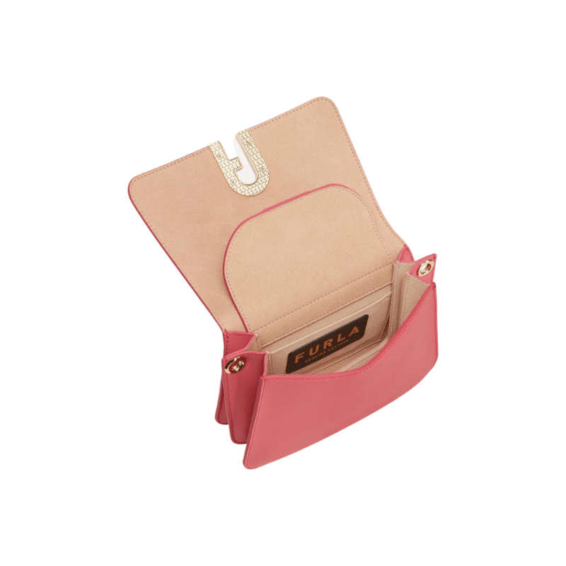 Furla Gemma Mini Shoulder Bag - Ninfea Pink - AUSOUTLET.com.au