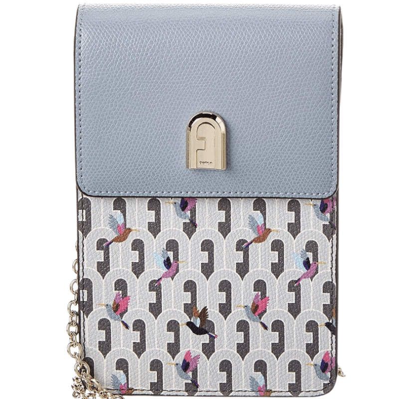 Furla 1927 Mini Vertical Crossbody - Toni Ghiaccio + Avio Light - AUSOUTLET.com.au