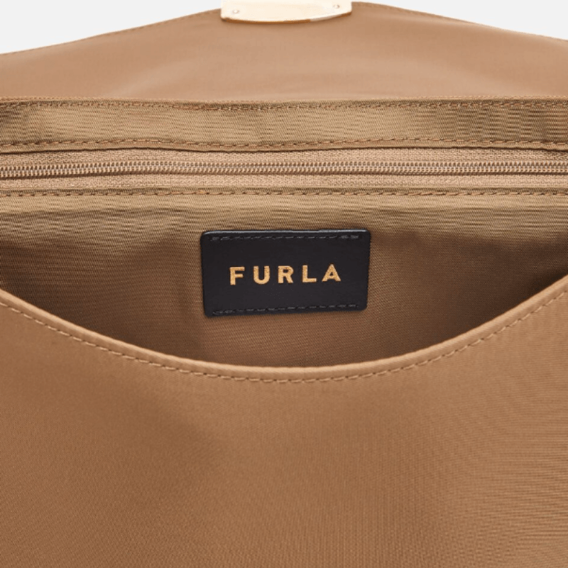 Furla Metropolis Medium Top Handle Bag - Fango Nero - AUSOUTLET.com.au