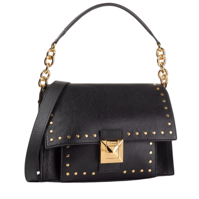 Furla Diva Small Shoulder Bag - Nero - AUSOUTLET.com.au