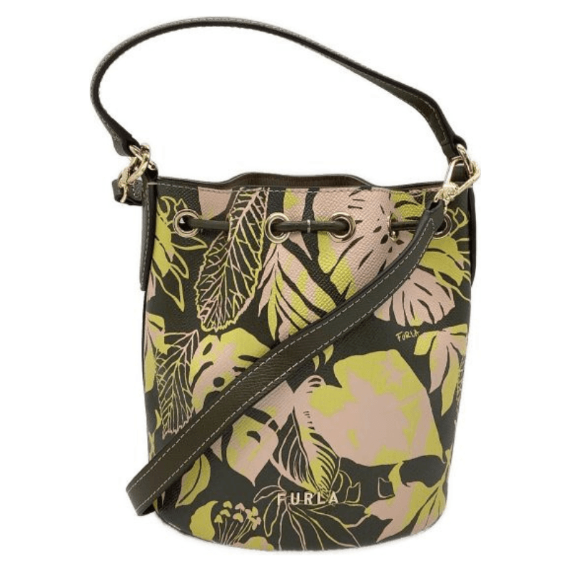 Furla Clio Mini Drawstring Bag - Toni Yellow Muschio - AUSOUTLET.com.au