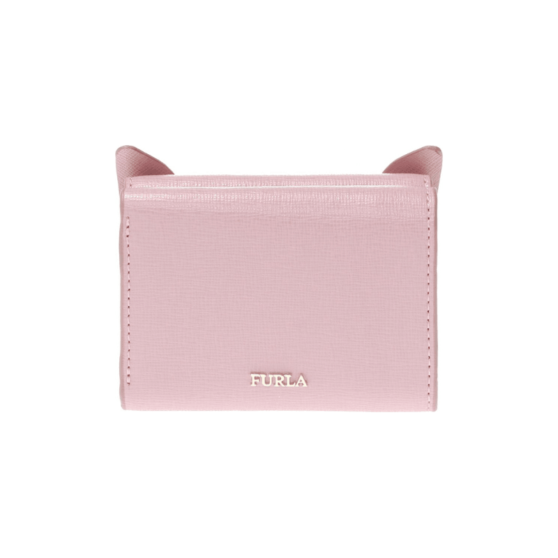 Furla Allegra Small Tri-Fold Bulldog Purse - Toni Rosa Antico - AUSOUTLET.com.au