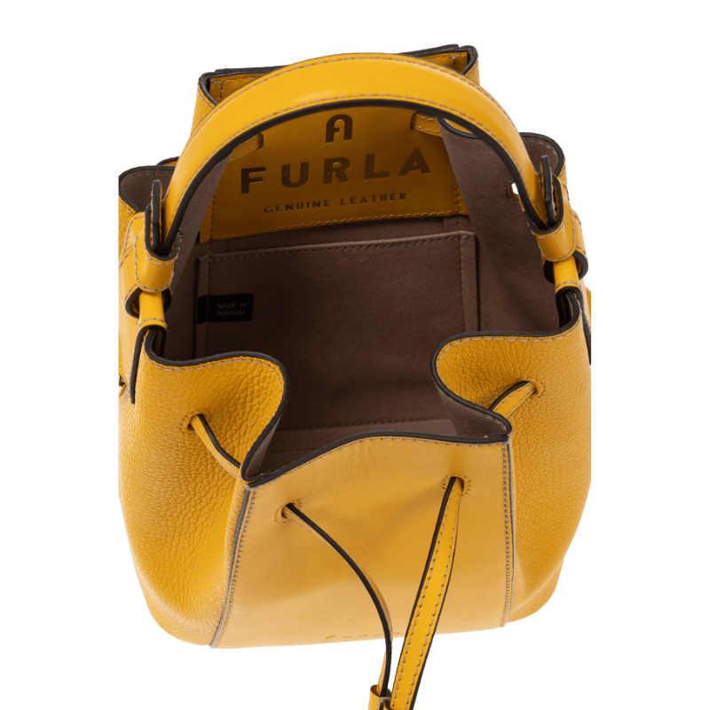 Furla Miastella Mini Bucket Bag - Polline - AUSOUTLET.com.au