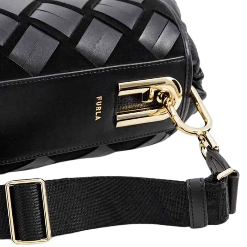 Furla Lipari Medium Bucket Bag - Nero - AUSOUTLET.com.au