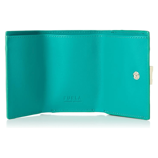 Furla 1927 Opera Small Compact Tri-fold Wallet - Smeraldo - AUSOUTLET.com.au