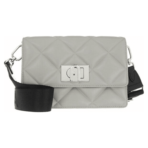 Furla 1927 Soft Mini Crossbody Bag - Marmo C Nero - AUSOUTLET.com.au