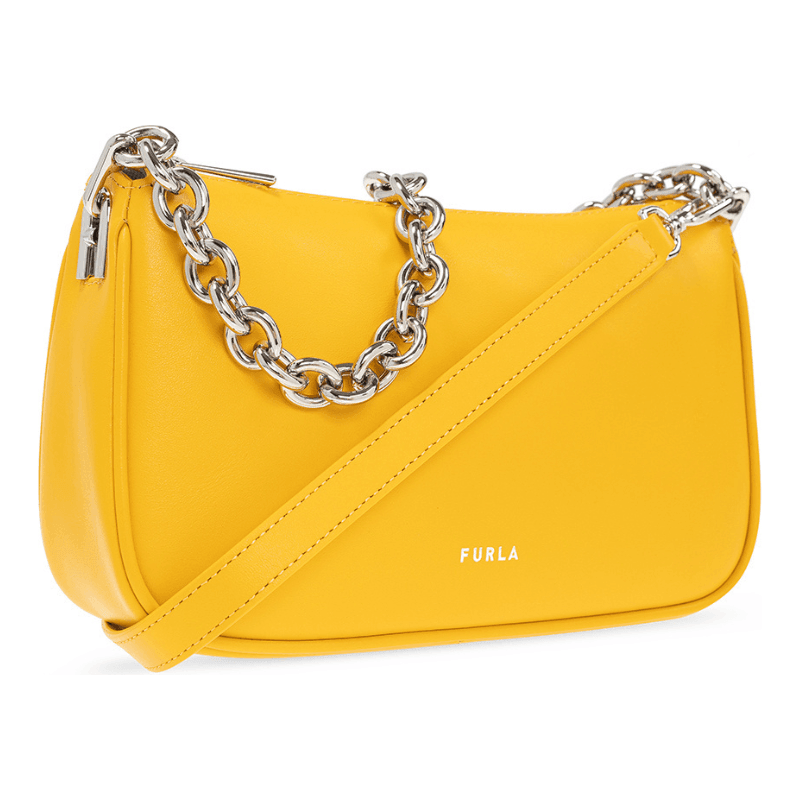 Furla Moon Small Shoulder Bag Polline Yellow